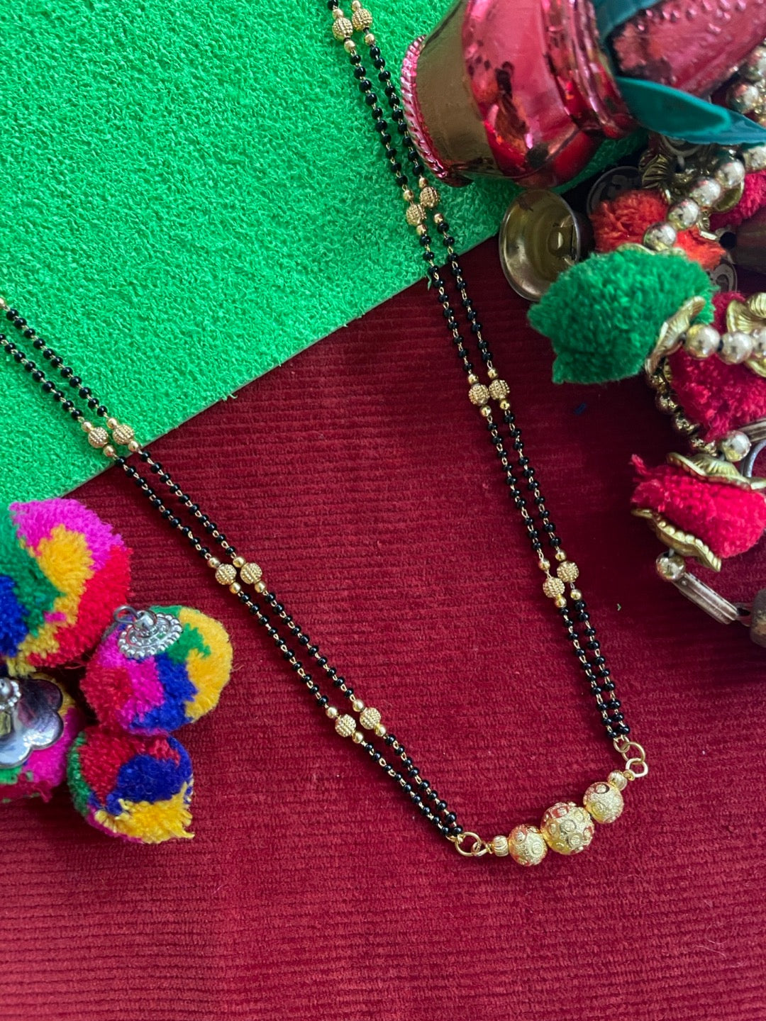 Latest Gold Long Mangalsutra Designs