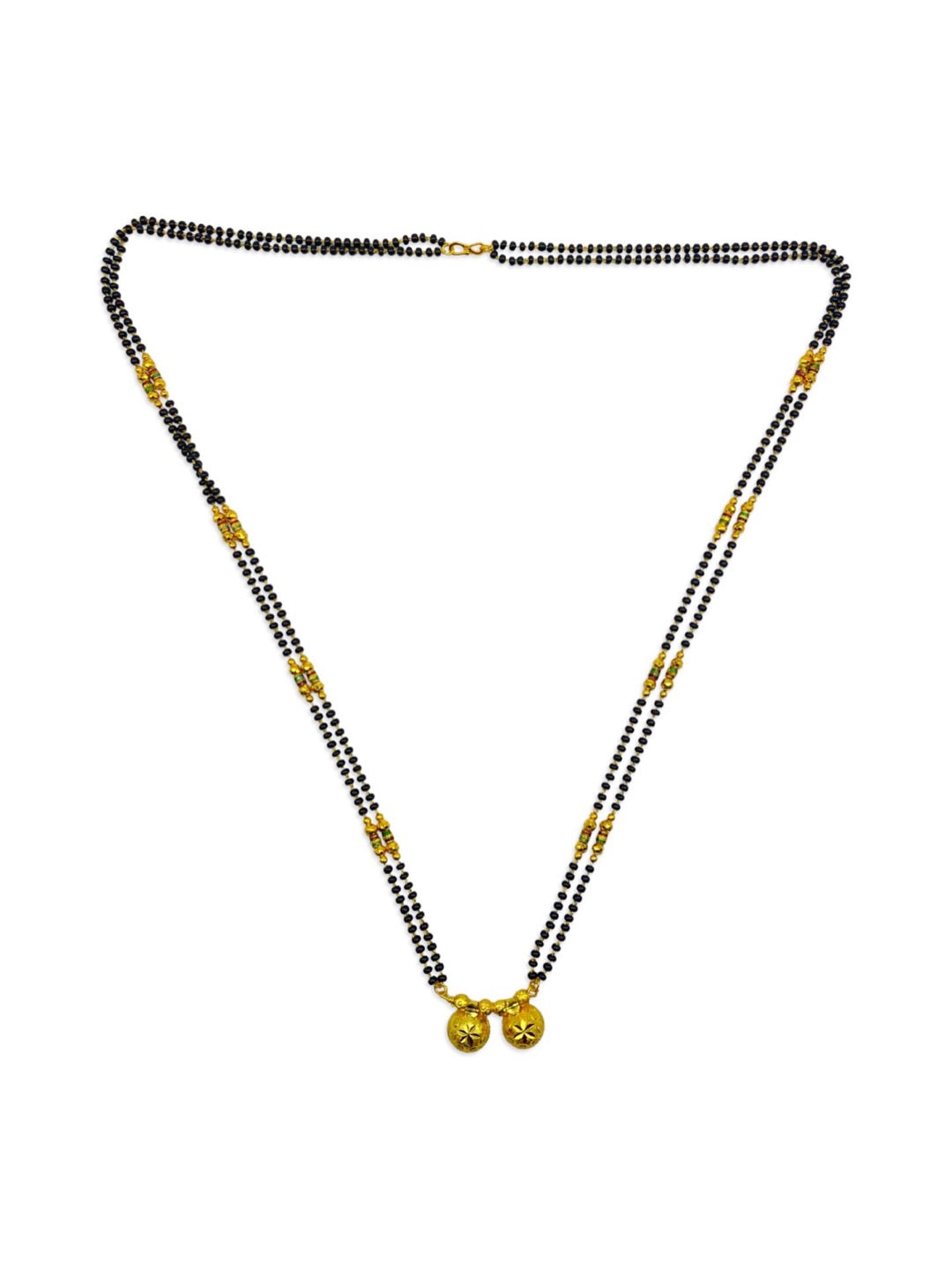 Traditional Mangalsutra With Black Beads