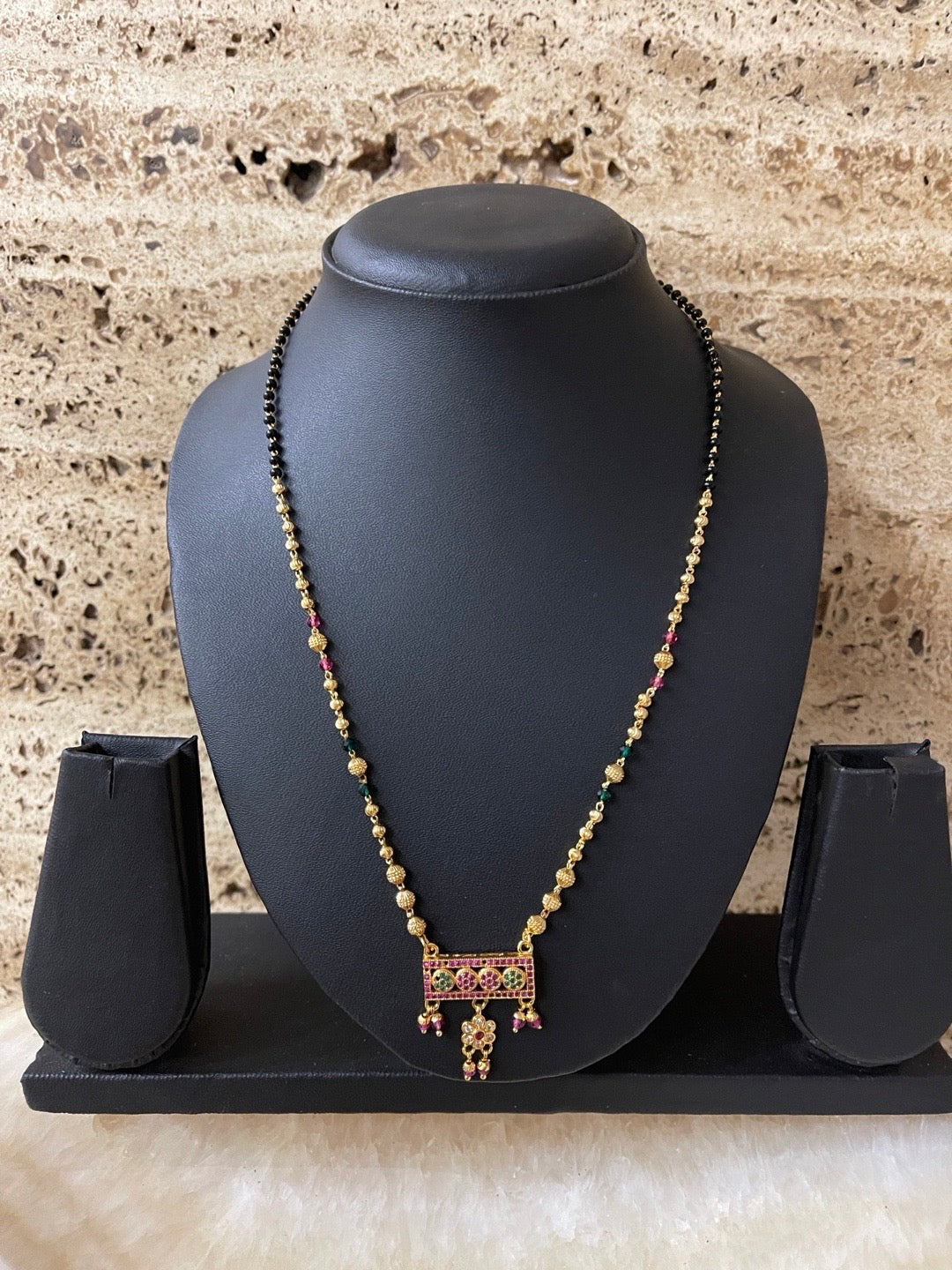 fancy short mangalsutra designs