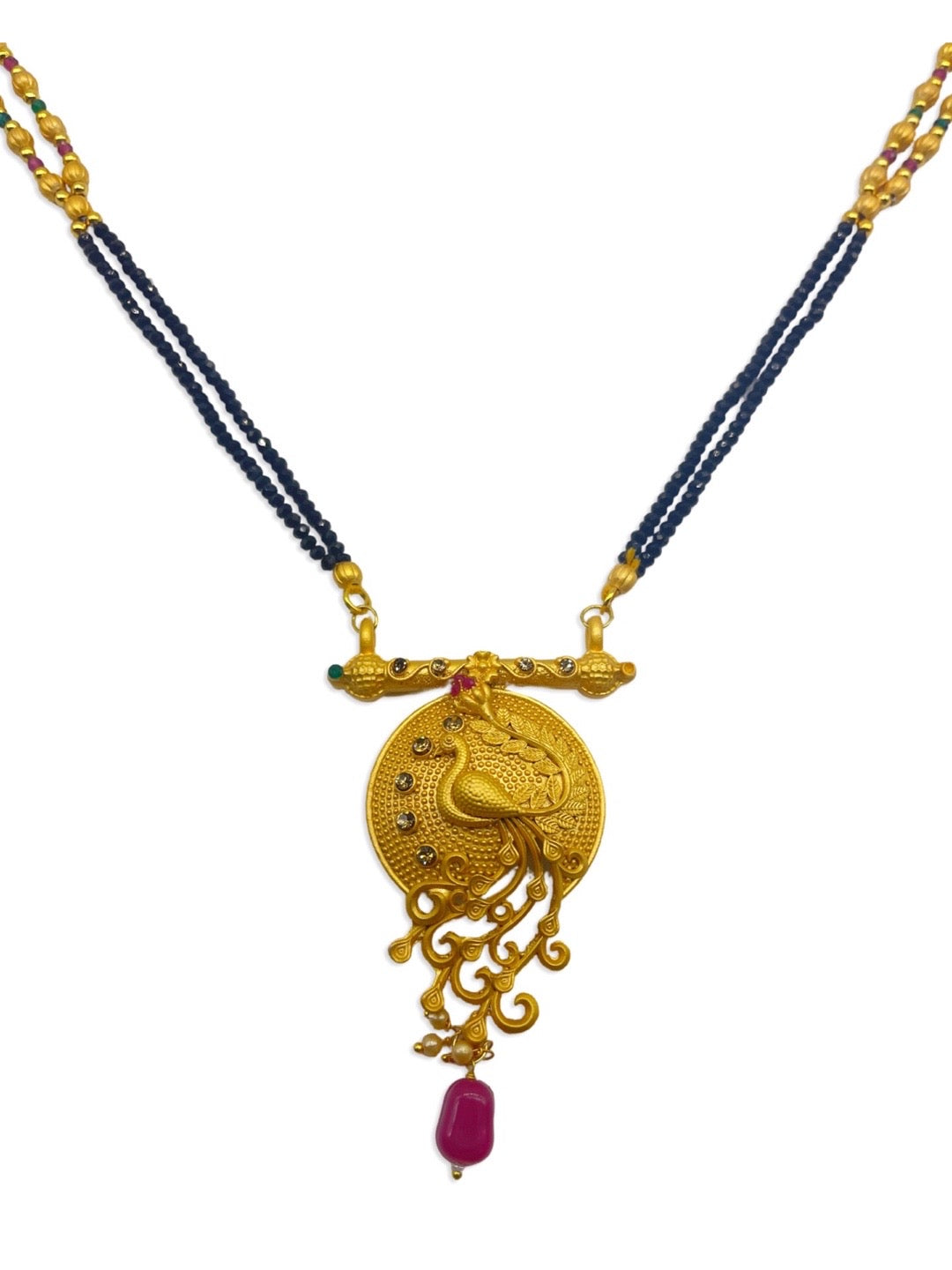 crystal mangalsutra designs