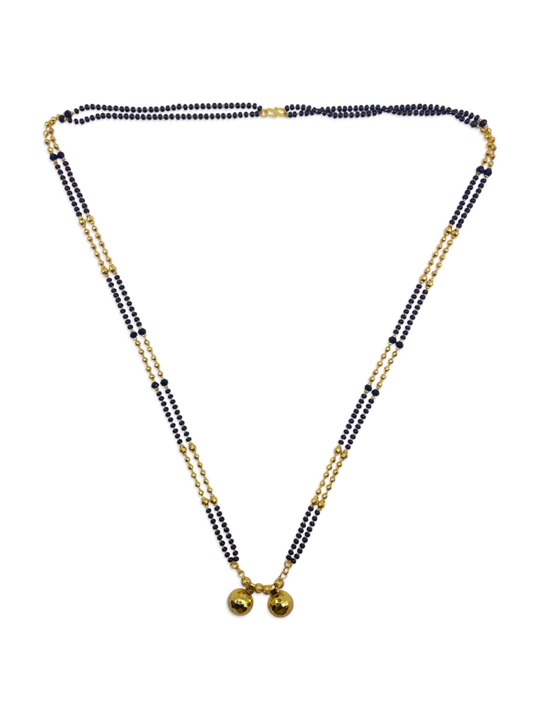 traditional mangalsutra with black beads