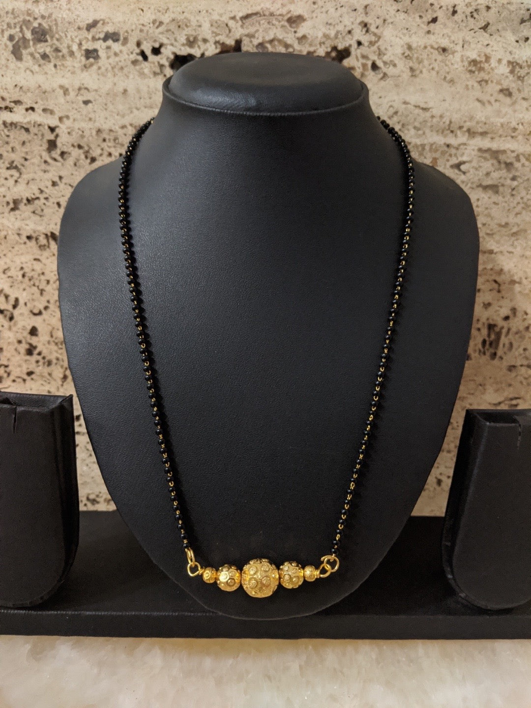 short gold mangalsutra designs latest
