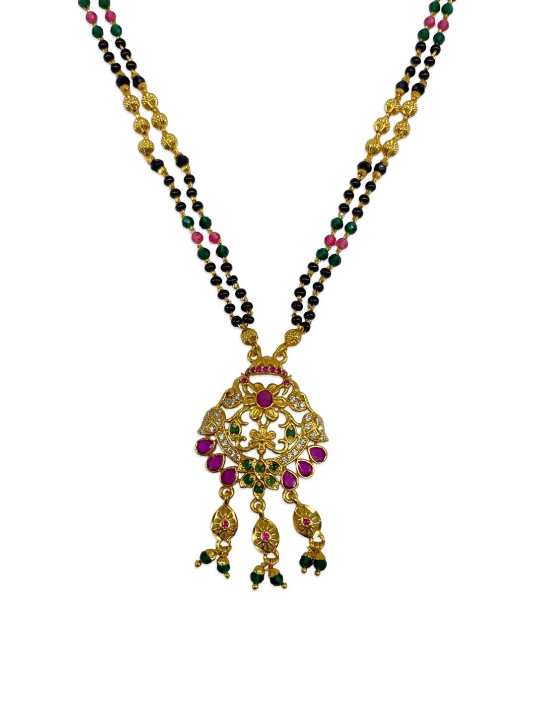 american diamond mangalsutra