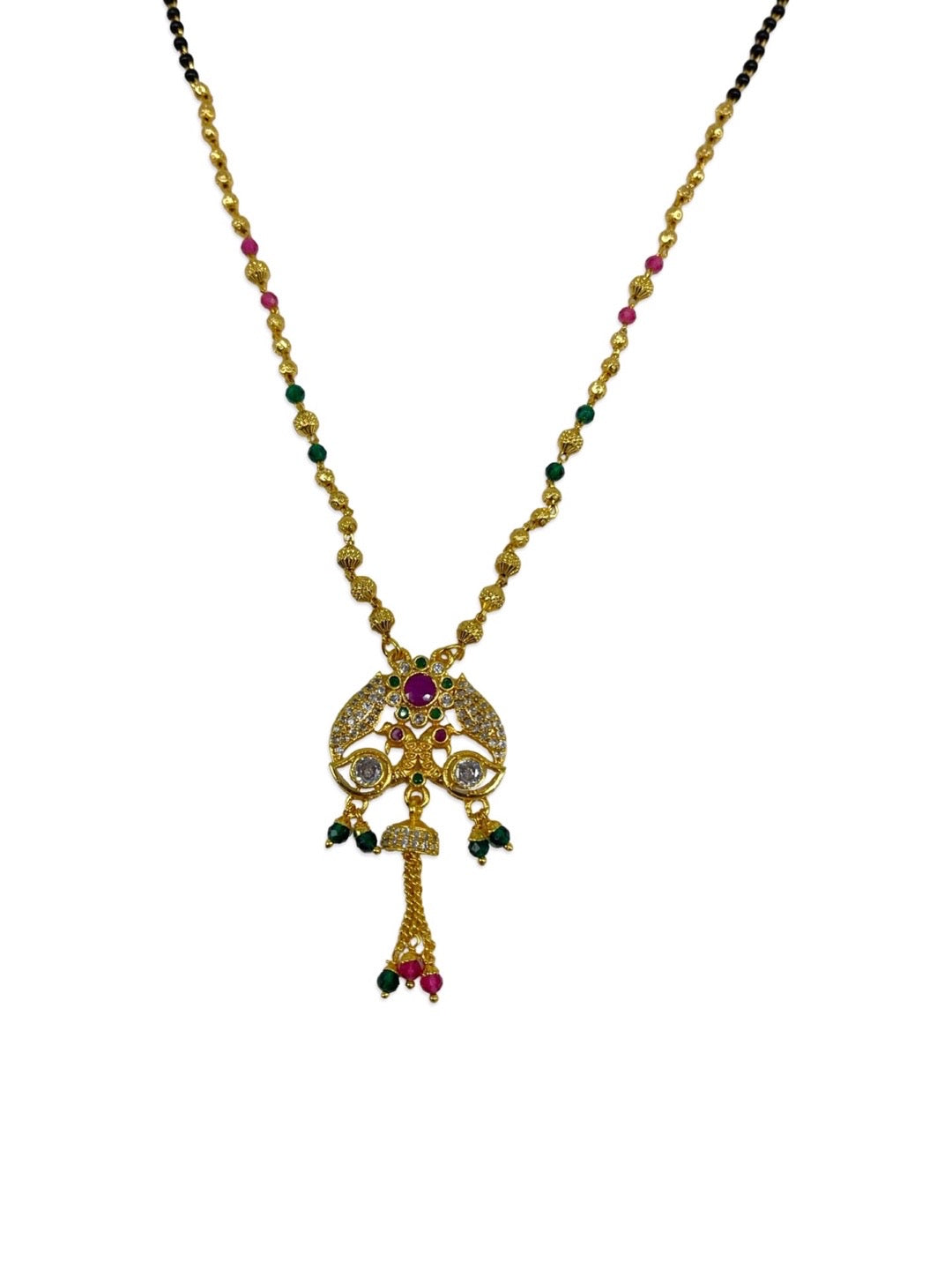 american diamond mangalsutra