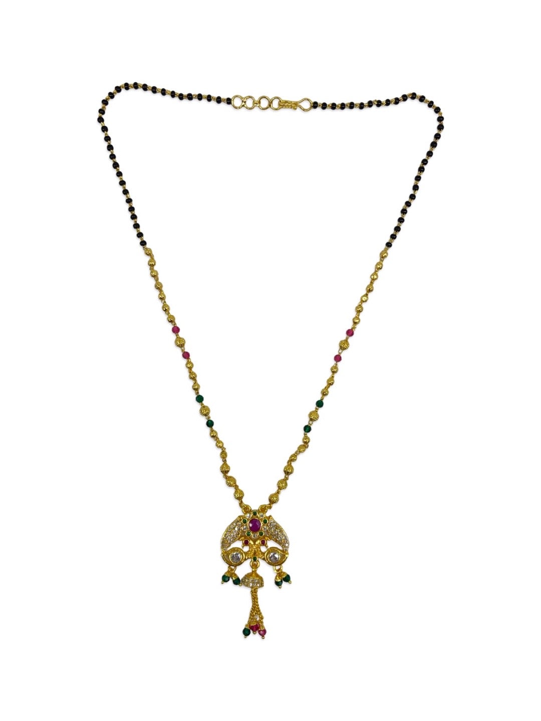 peacock pendant mangalsutra