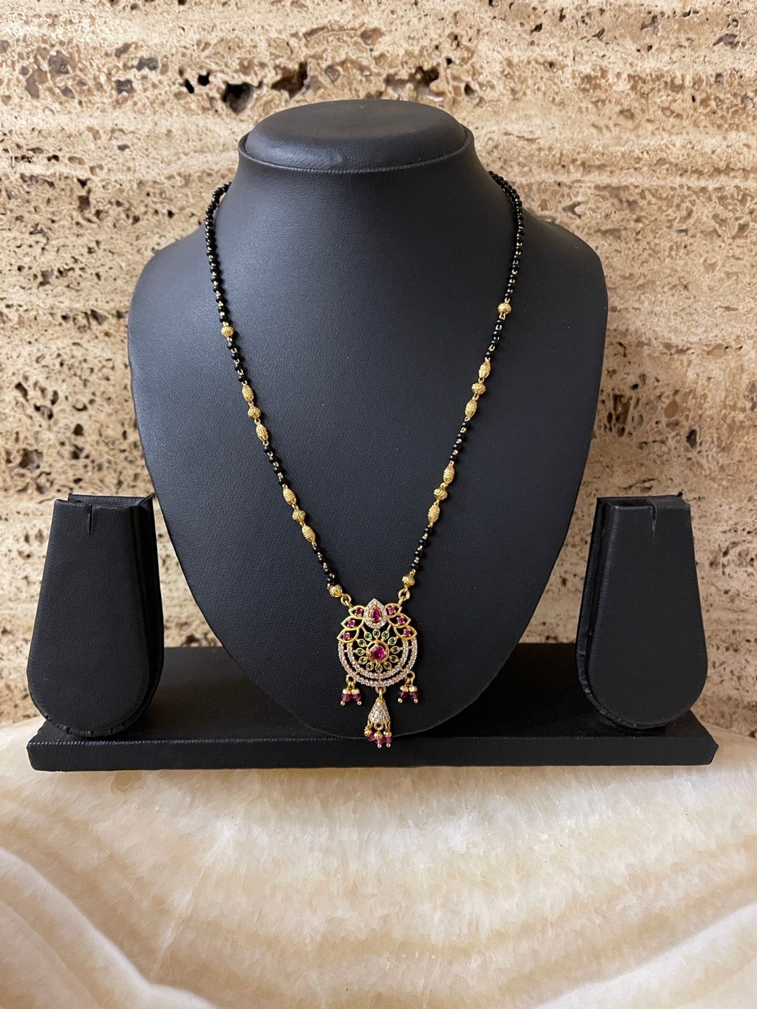 fancy short mangalsutra designs