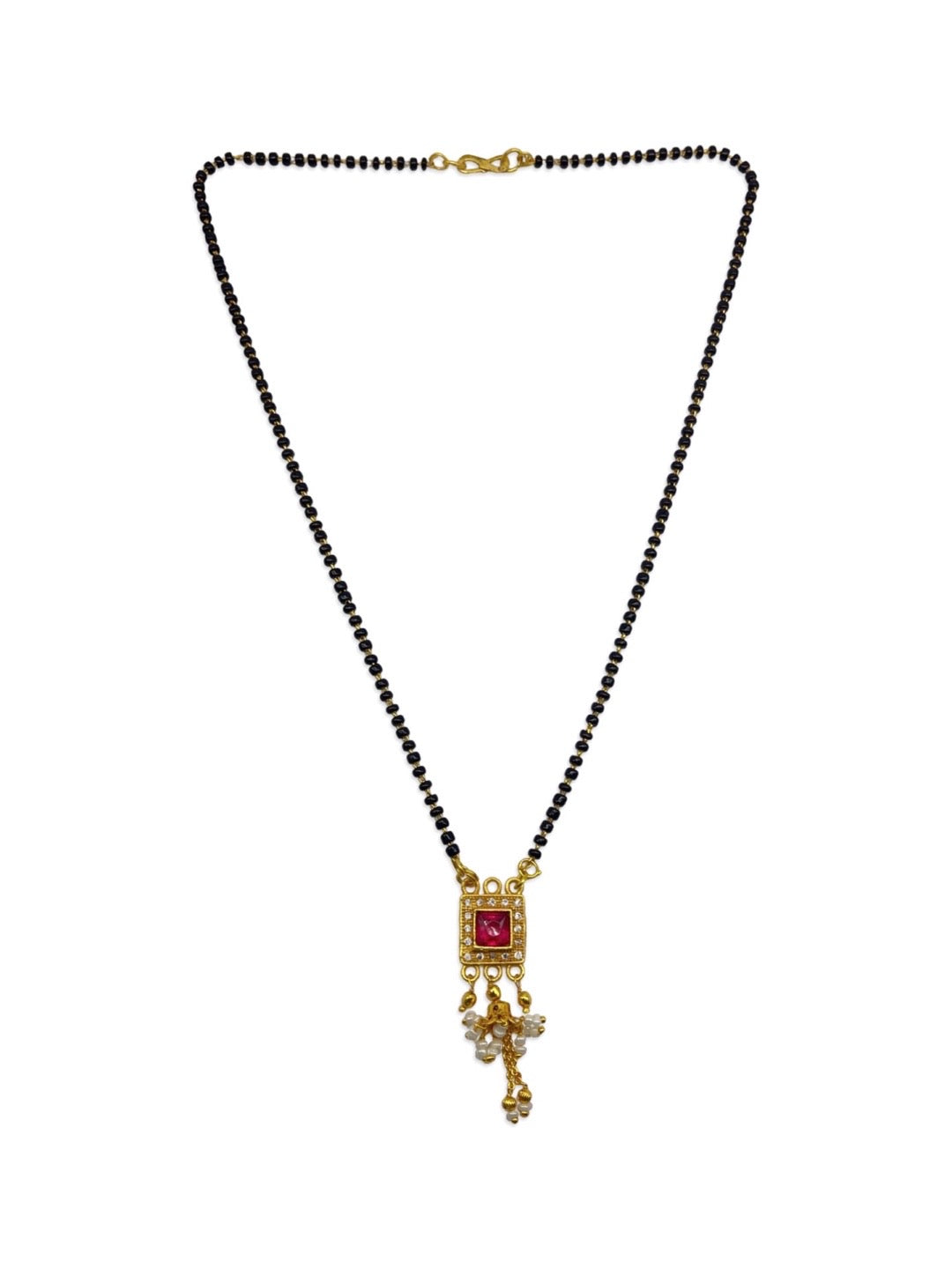 square shape mangalsutra design