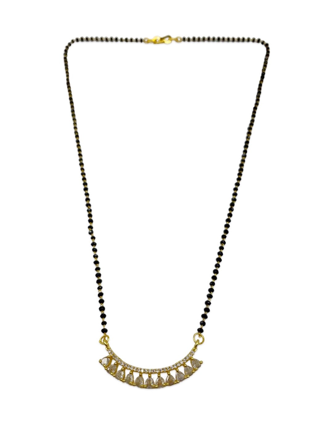 Short American Diamond Pendant Mangalsutra