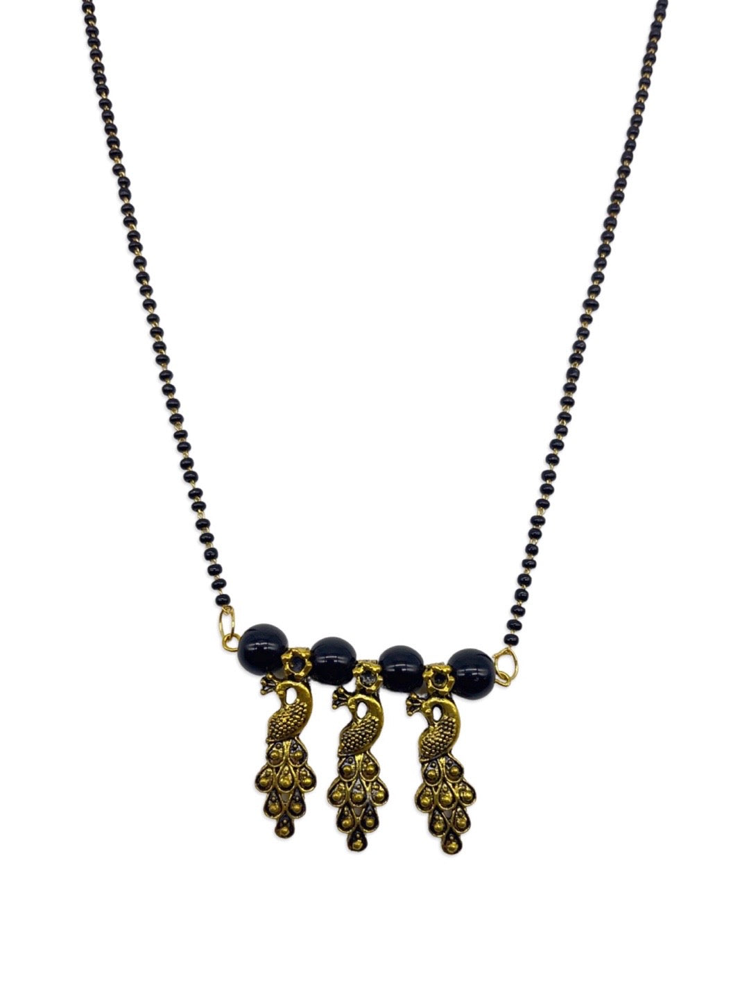 peacock design mangalsutra