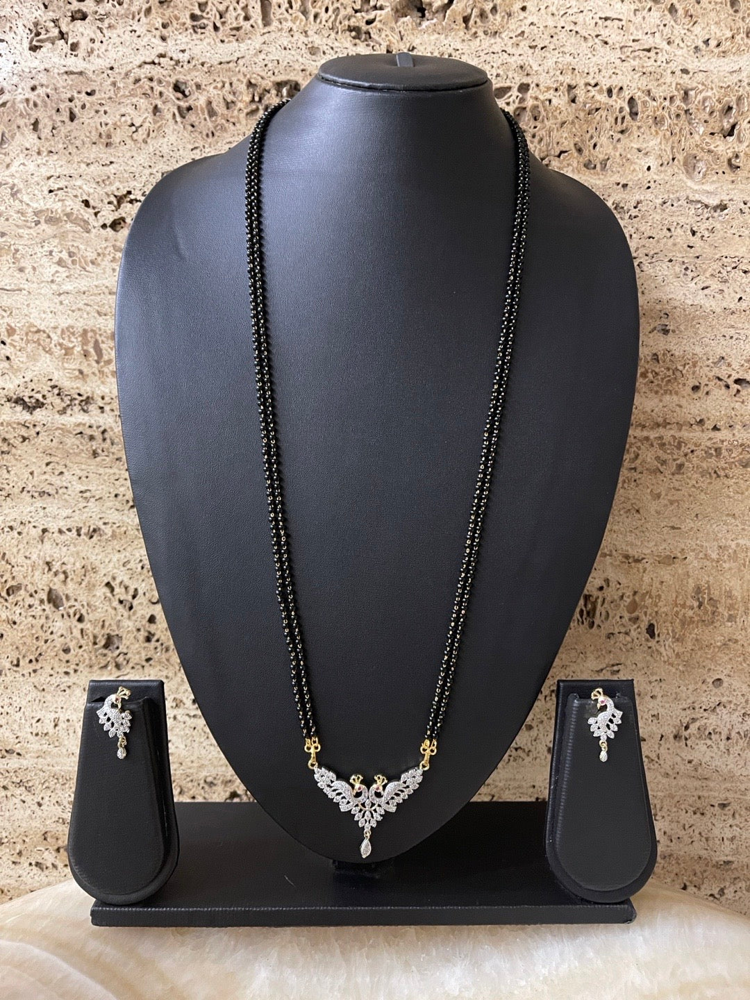 diamond mangalsutra design