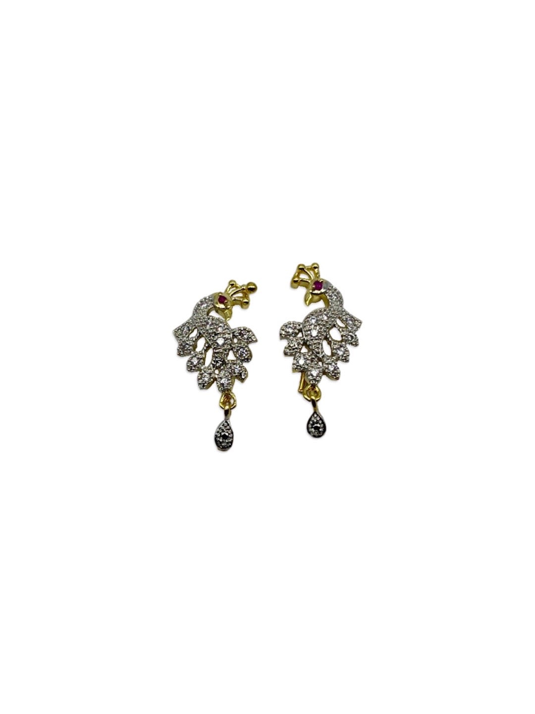 diamond mangalsutra with earrings