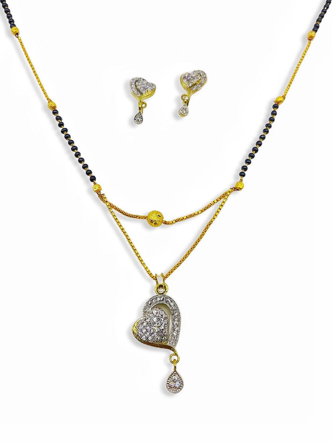 gold mangalsutra set