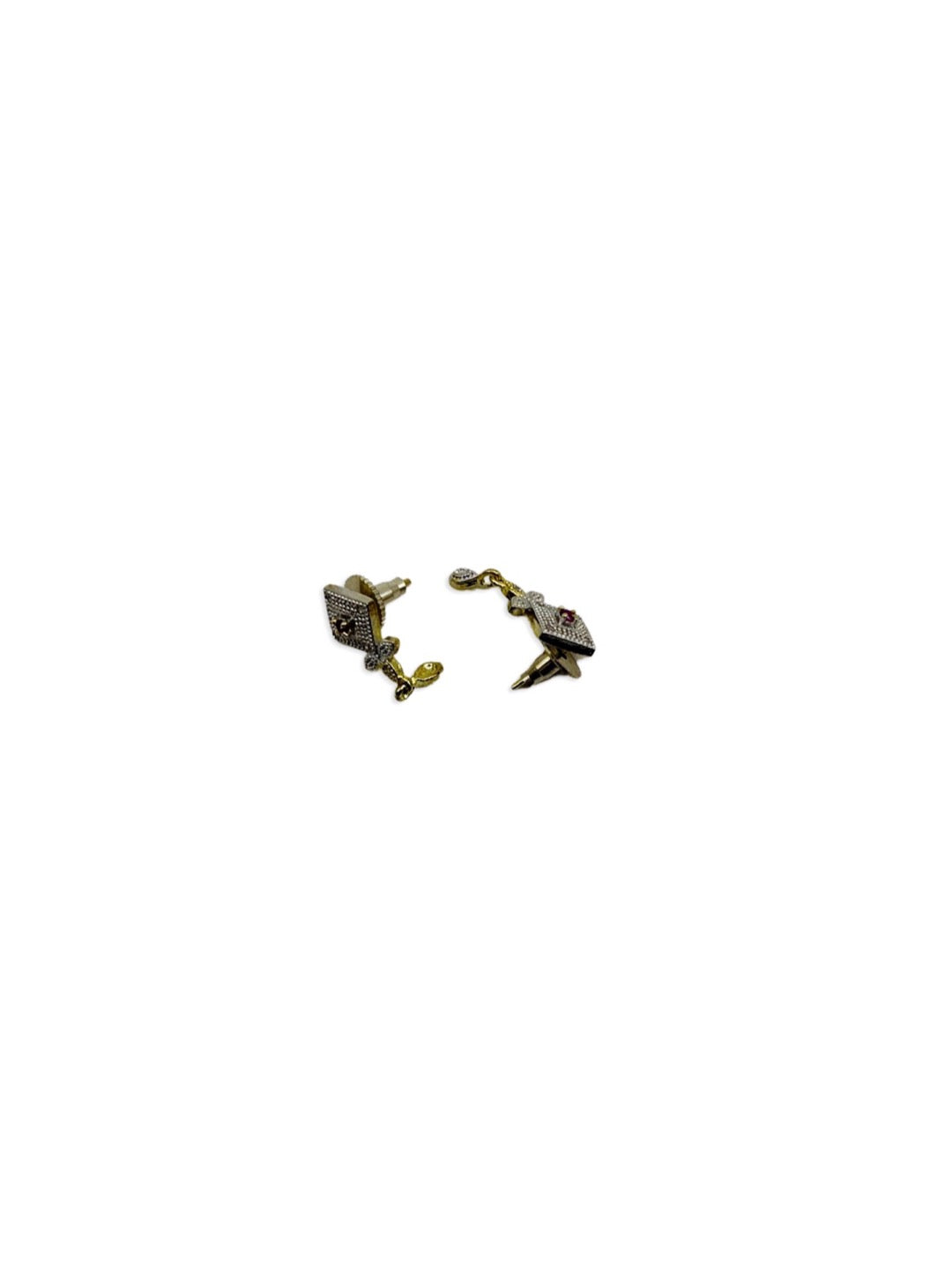 diamond mangalsutra with earrings