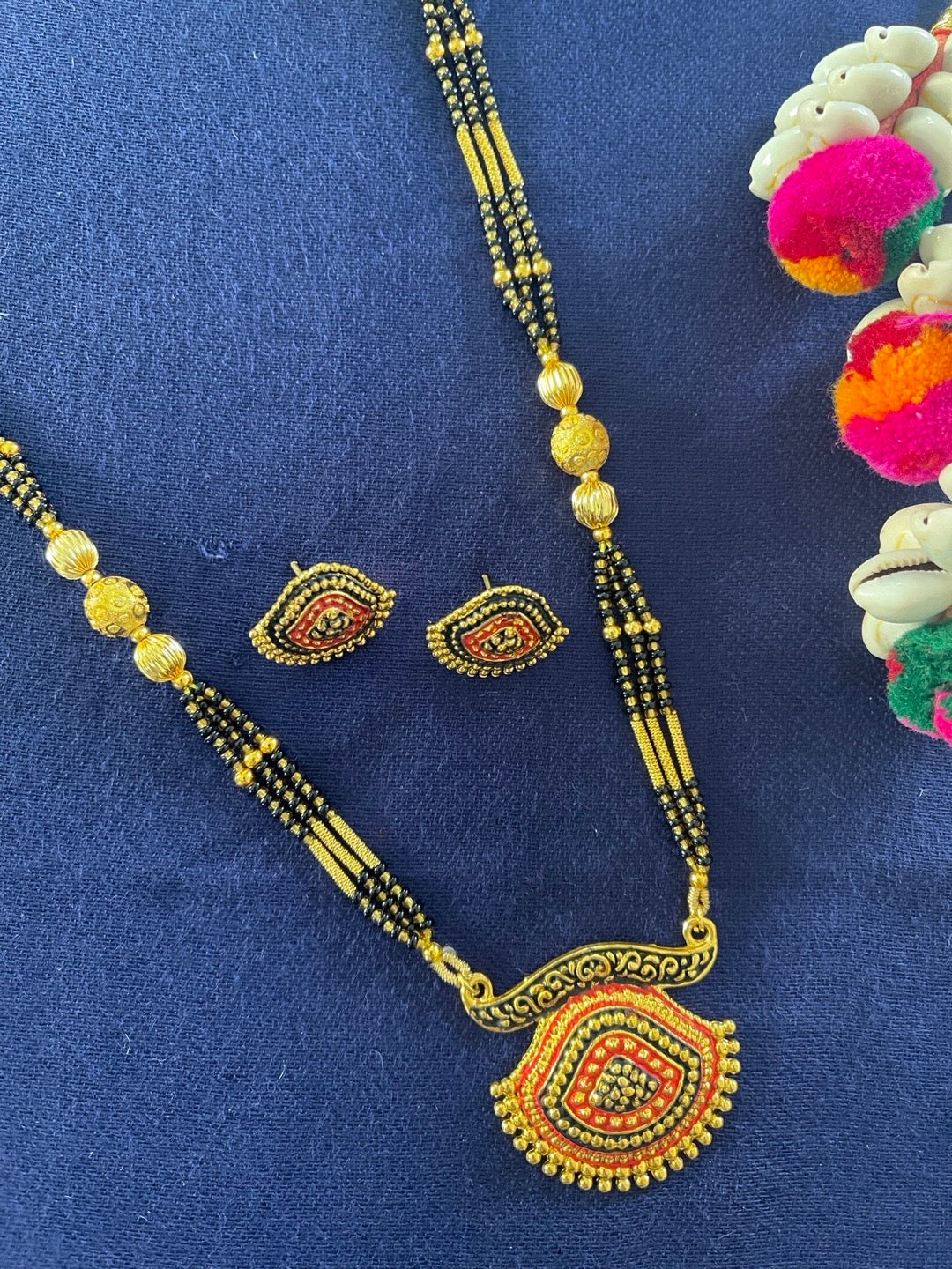 Temple design hot sale long mangalsutra