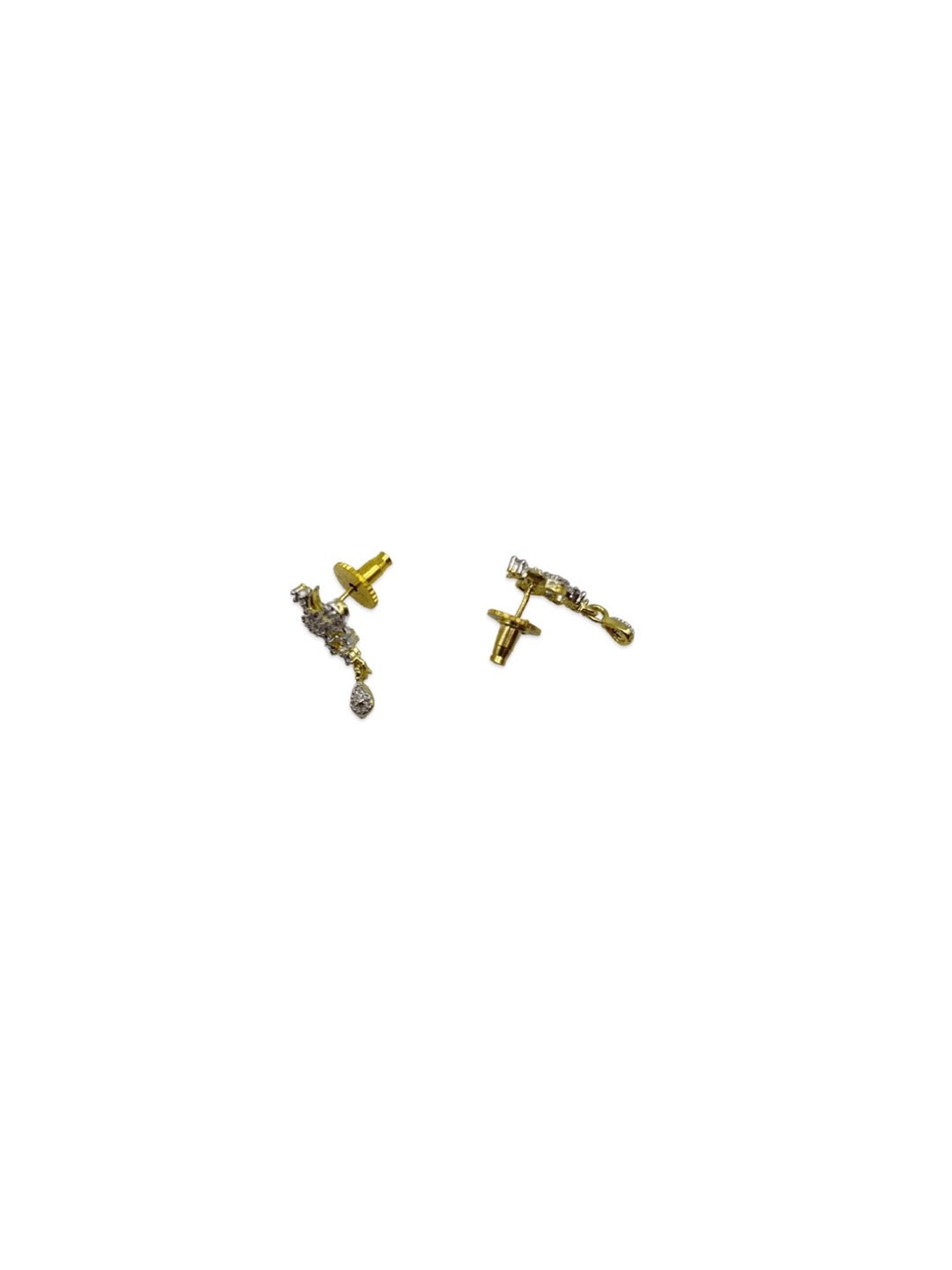 diamond mangalsutra with earrings