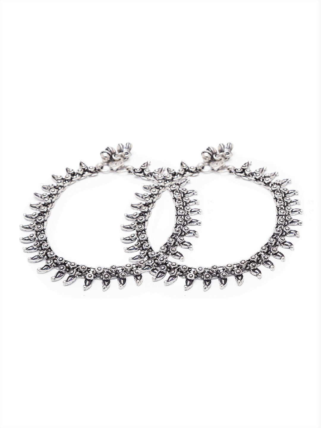 Digital Dress Room Traditional Authentic Fashionable Silver Plated Anklet