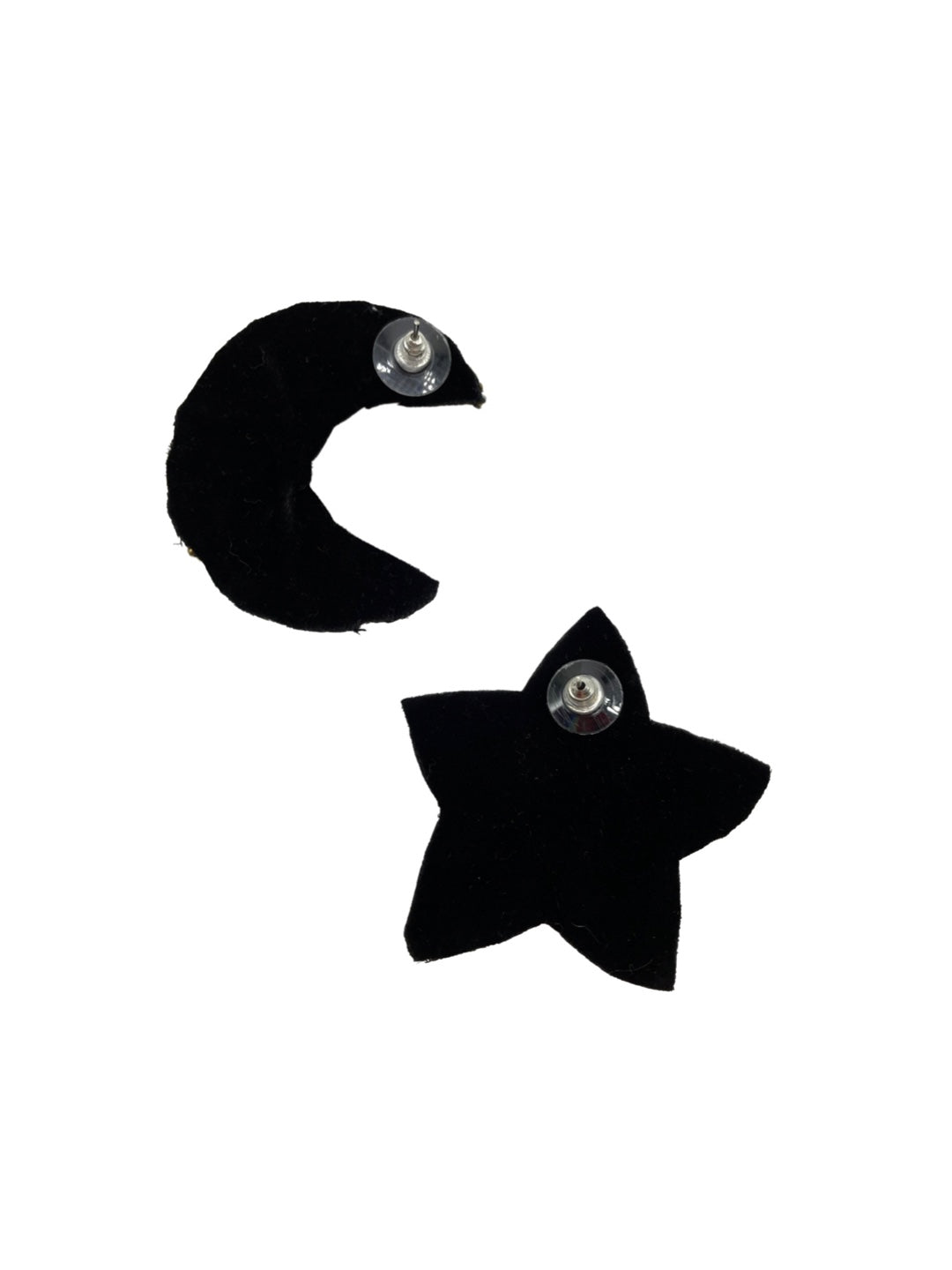 Antique Gold Beaded Star & Moon Stud Earring Designs
