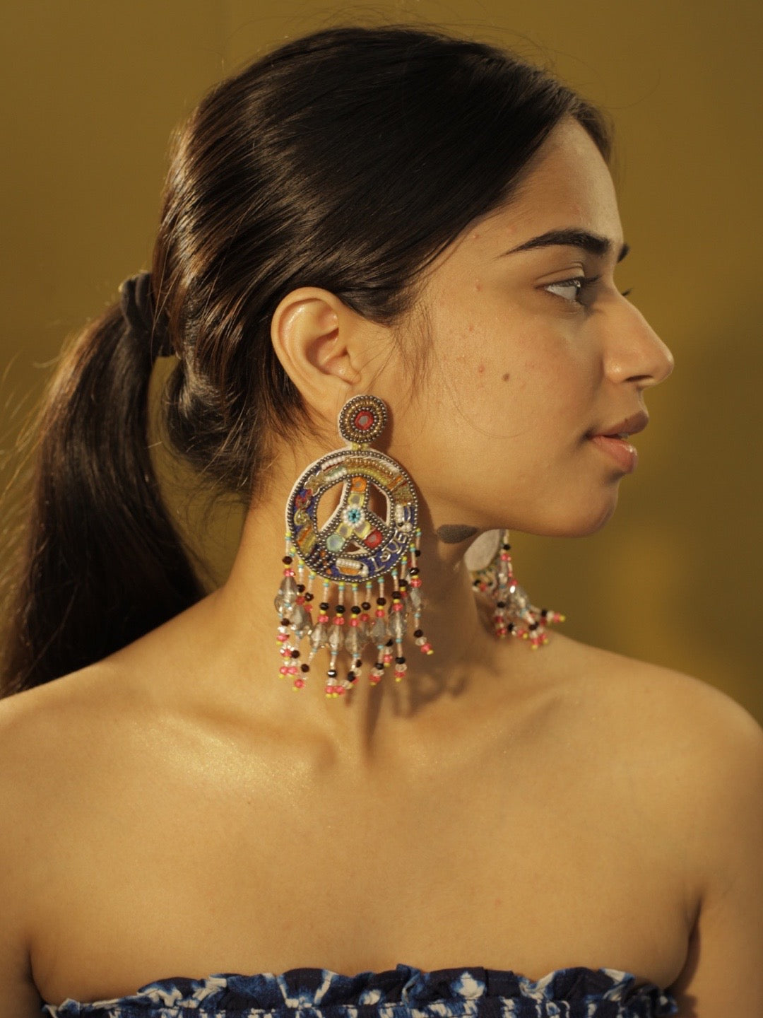 western earrings