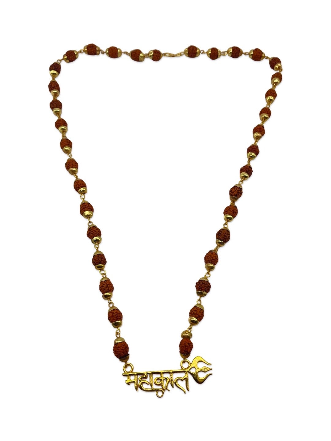 Rudraksha Mala Trishul Mahakal Pendent