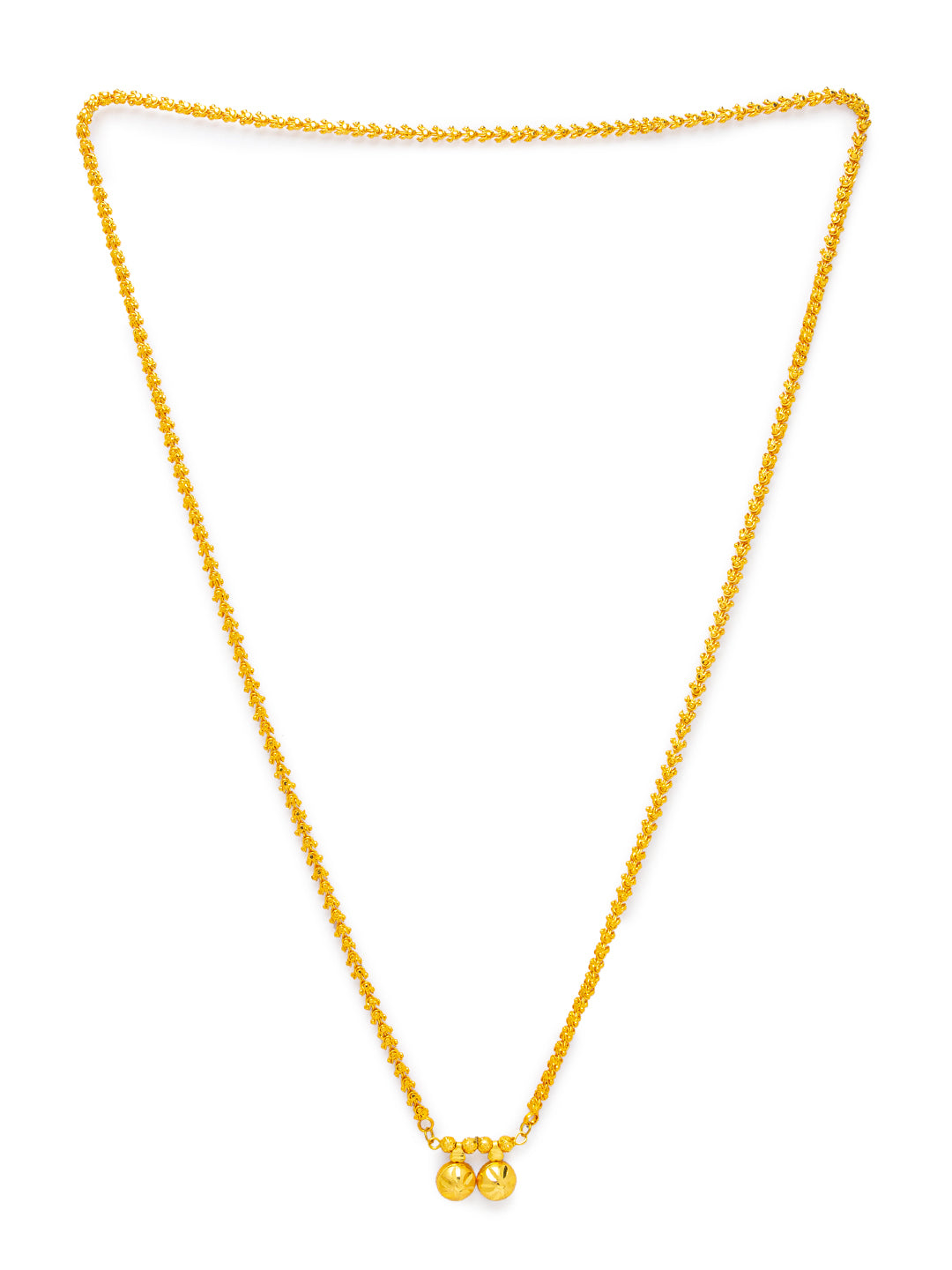 Digital Dress Room Digital Dress Room One Gram Gold Plated Long Mangalsutra मंगलसूत्र Latest Design Tanmaniya/Long Gold Chain Vati Pendant New Mangalsutra Designs For Women (37 Inches)