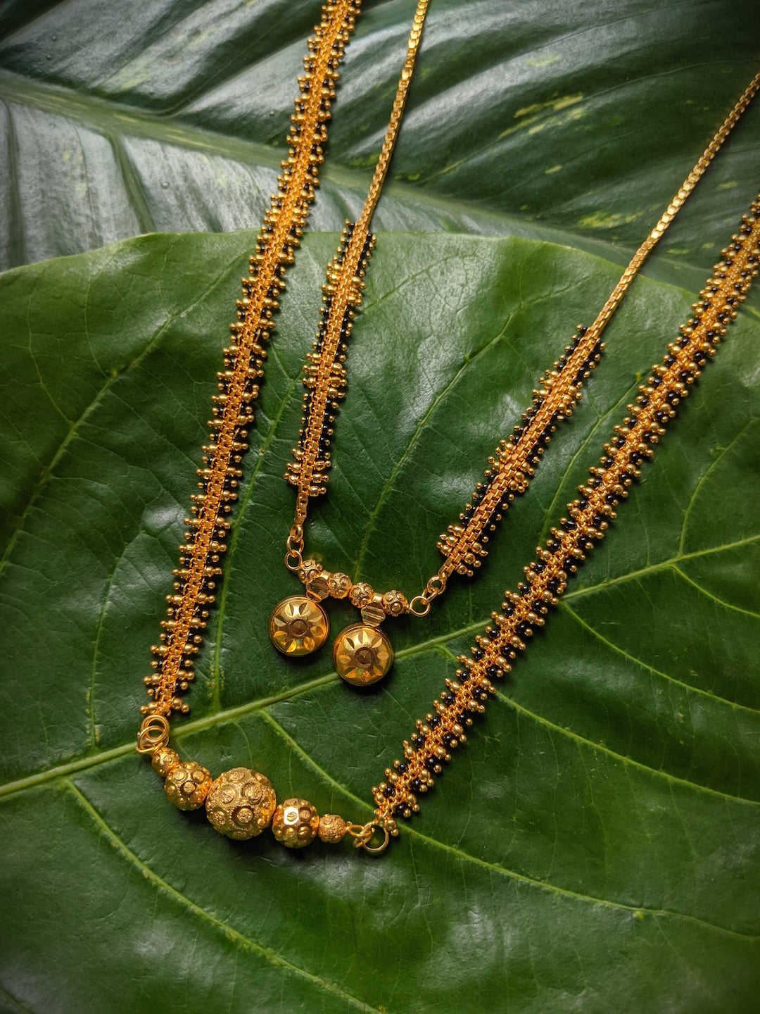 Pendant 20 Grams Gold Mangalsutra Design Pendant 20 Gram Gold Long