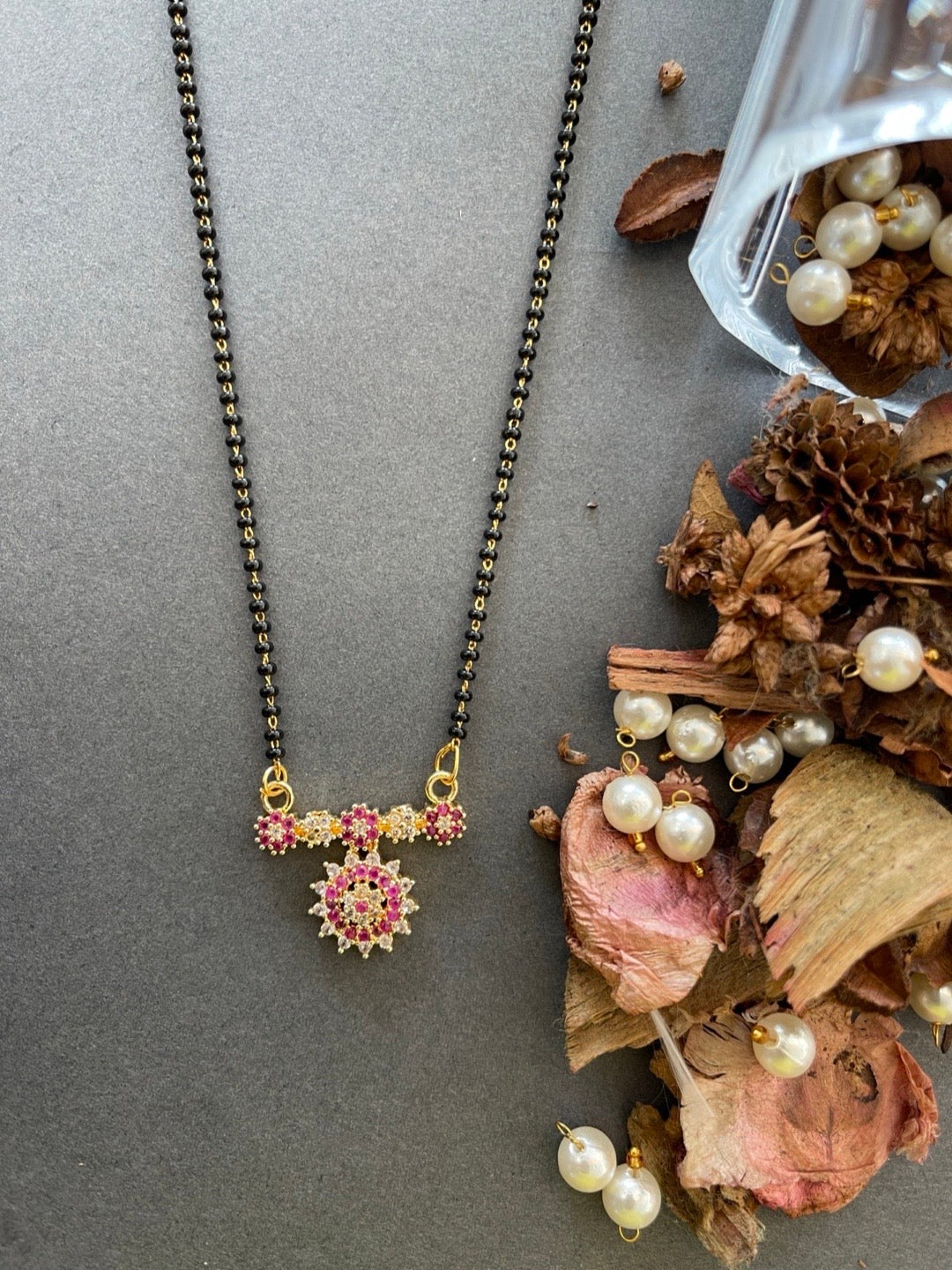 Diamond Pendant New Latest Design Mangalsutra Modern Stylish Short