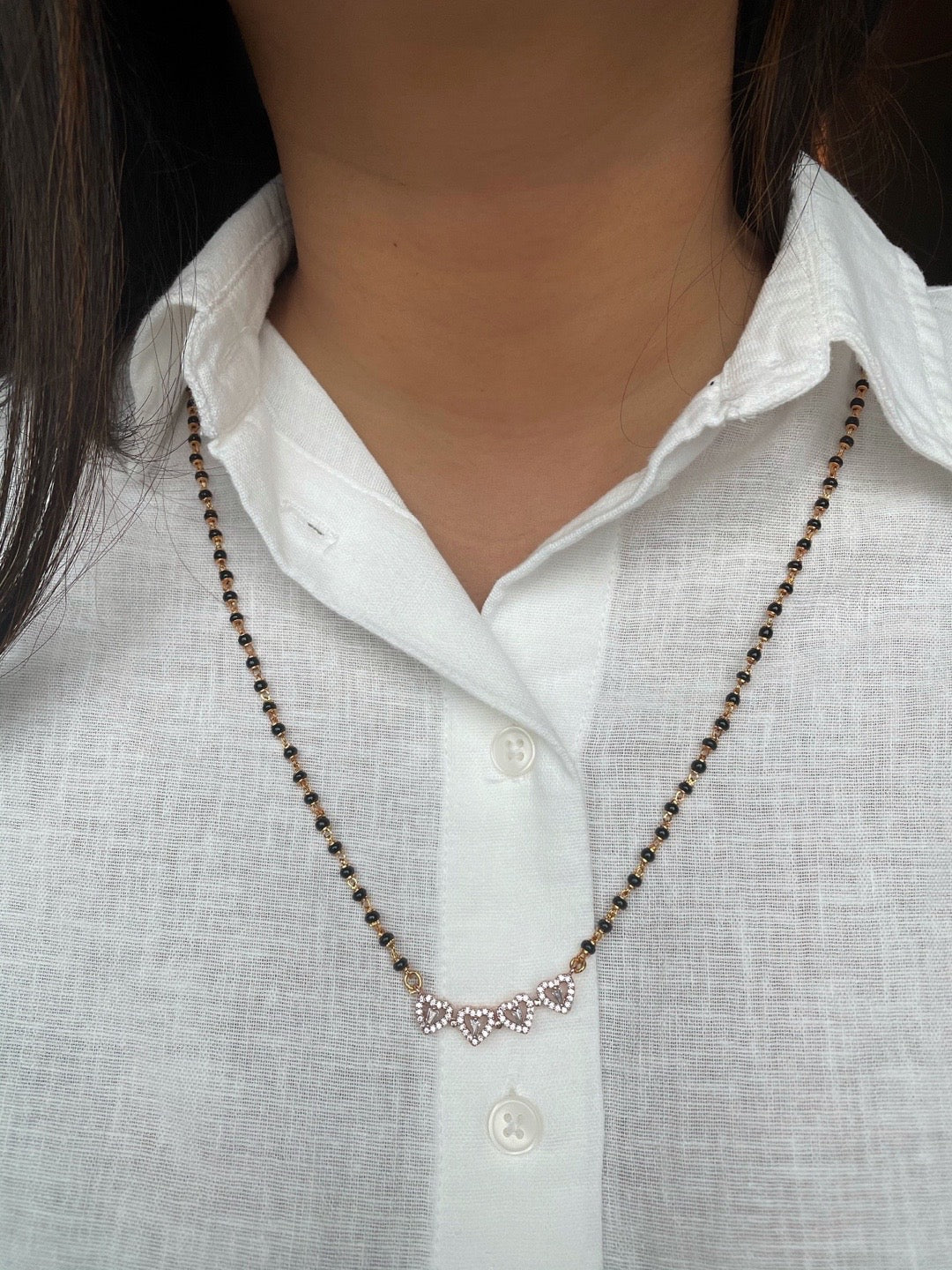 Unique Heart Mangalsutra Designs- wear it 3 ways