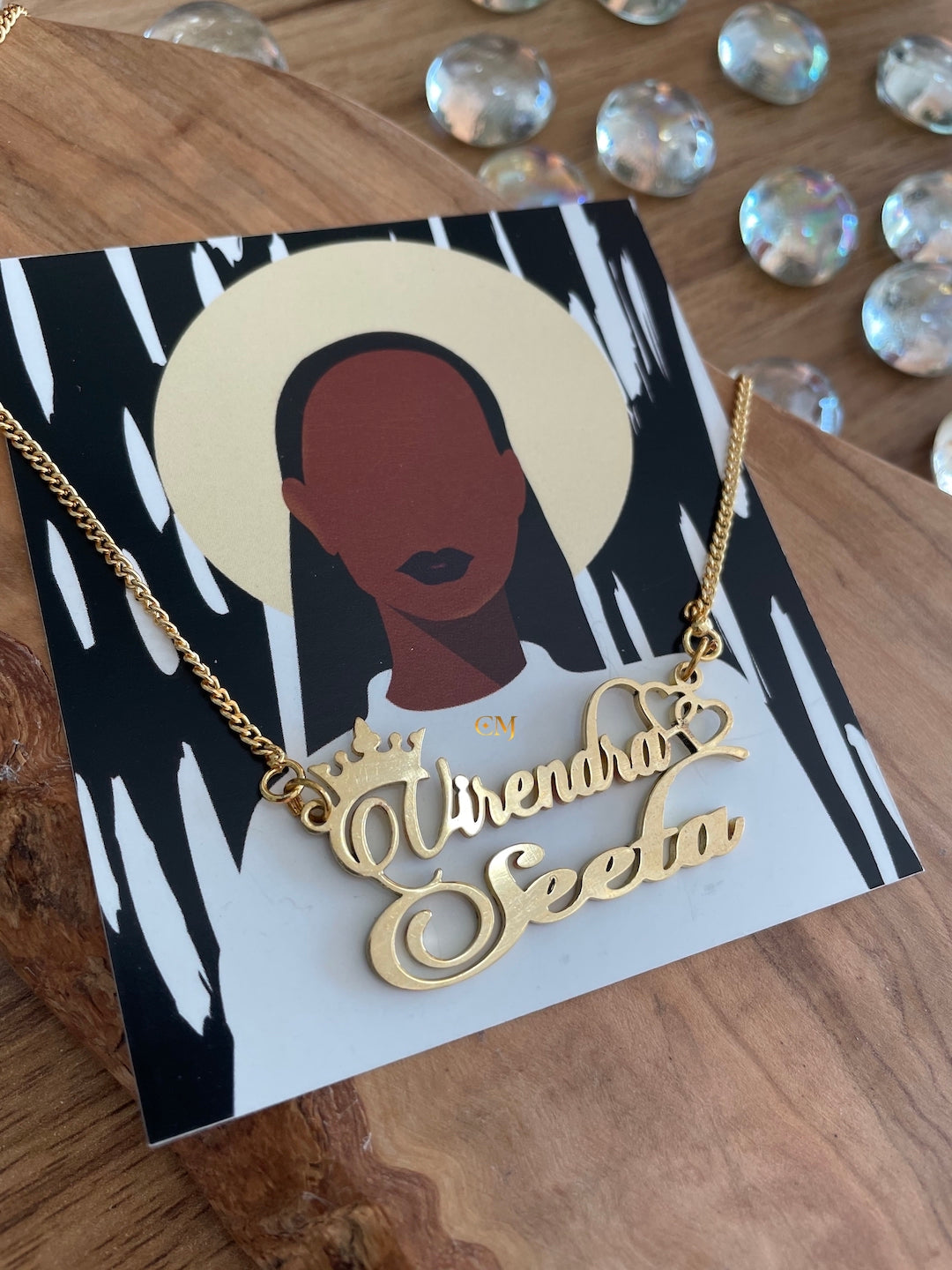 custom nameplate necklace