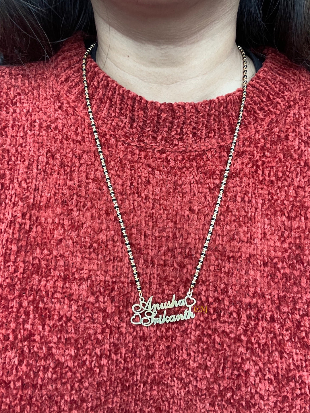 couple name mangalsutra