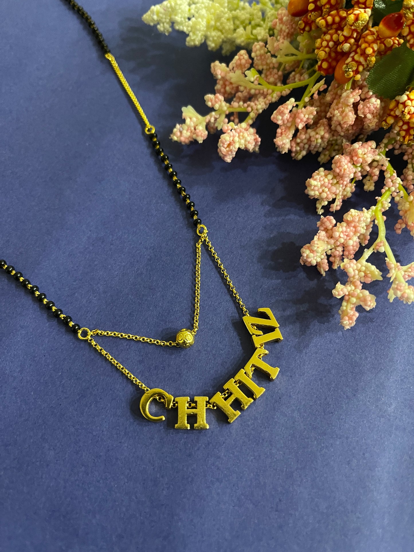 Personalized Full Name Mangalsutra (20 inch) | Short Mangalsutra