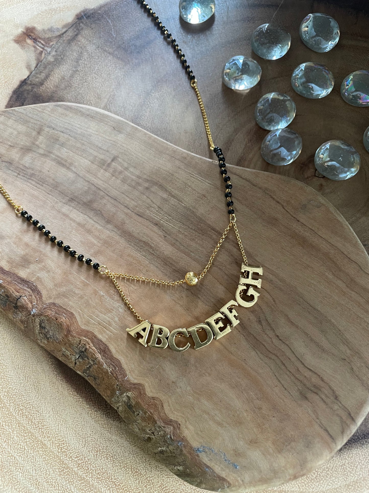 Personalized Full Name Mangalsutra (20 inch) | Short Mangalsutra
