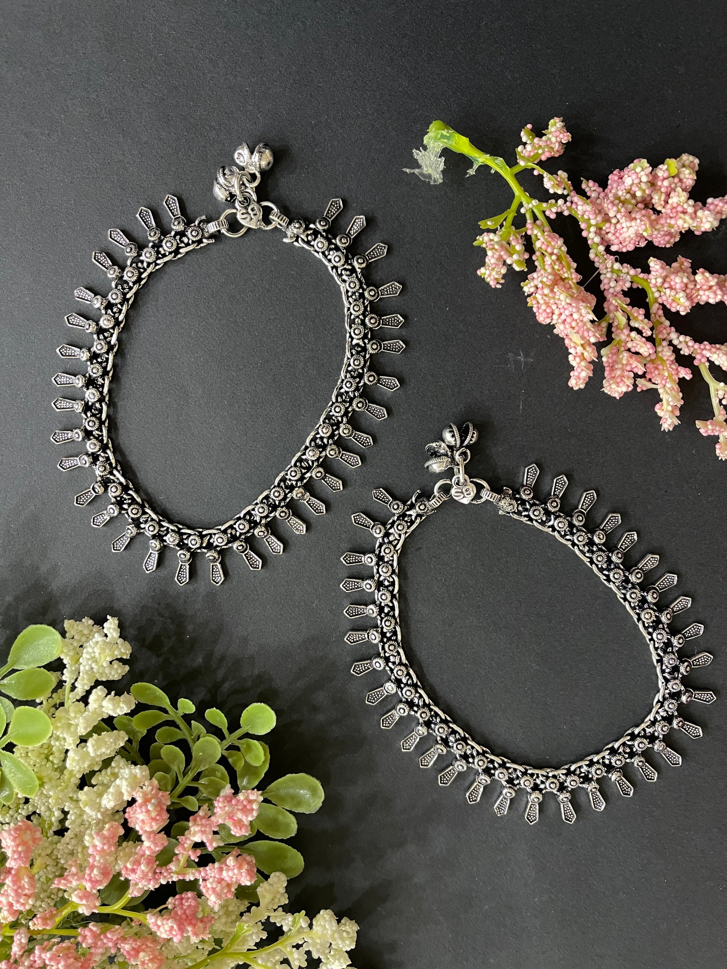 Traditional Silver Plated Anklet Payal