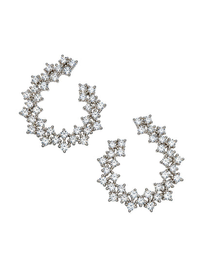 Diamond Stud Earrings for Women, CZ Jewellery Sets