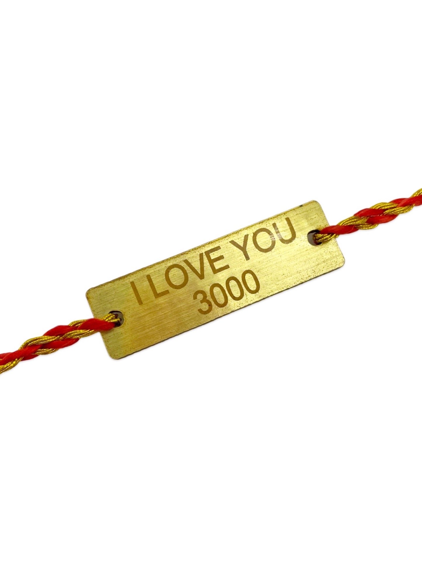 "I LOVE YOU 3000" Rakhi Bracelet for Raksha Bandhan