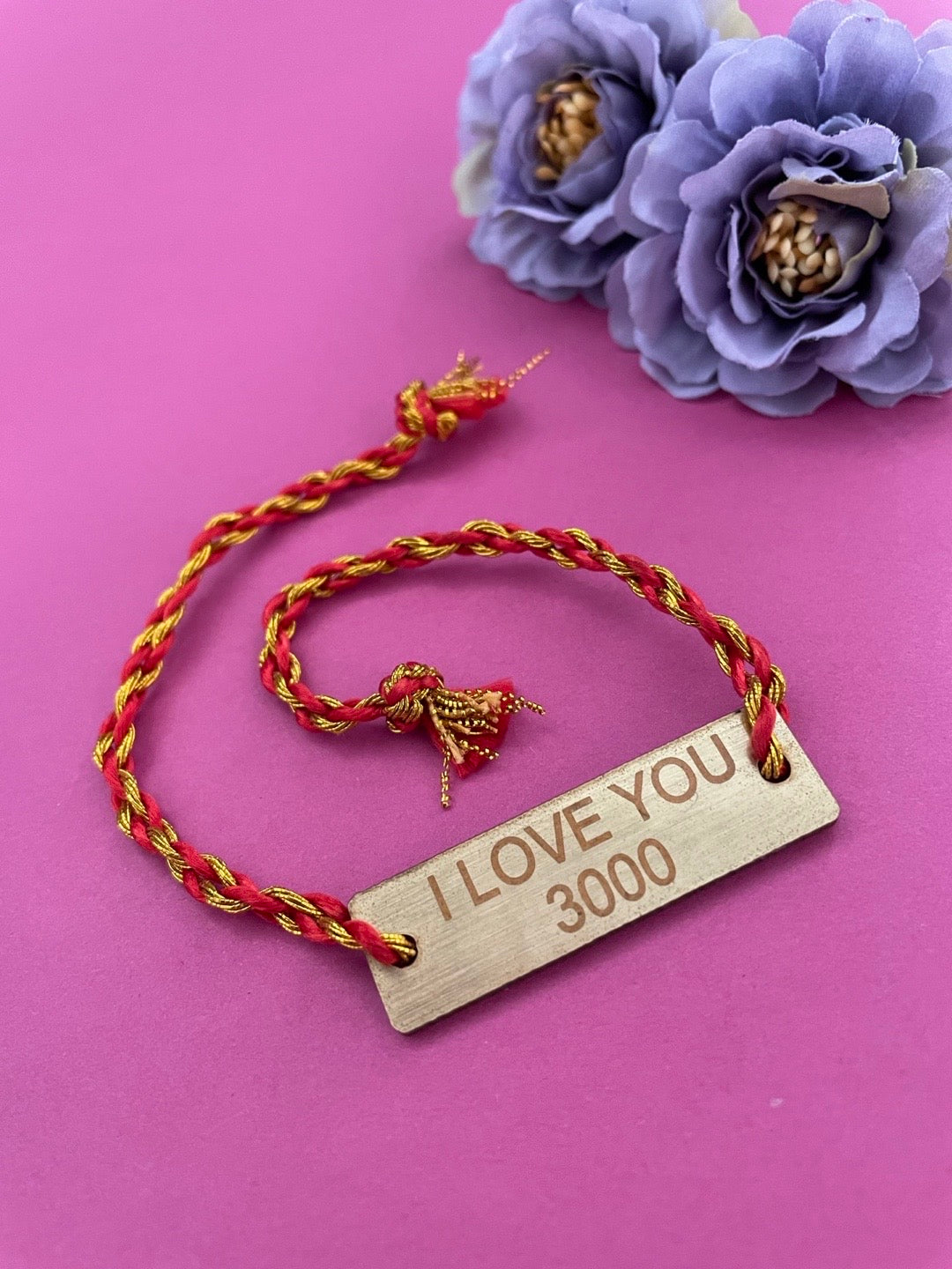 I Love You 3000 Bar Necklace in Sterling Silver to Daughter – mylongingcharm