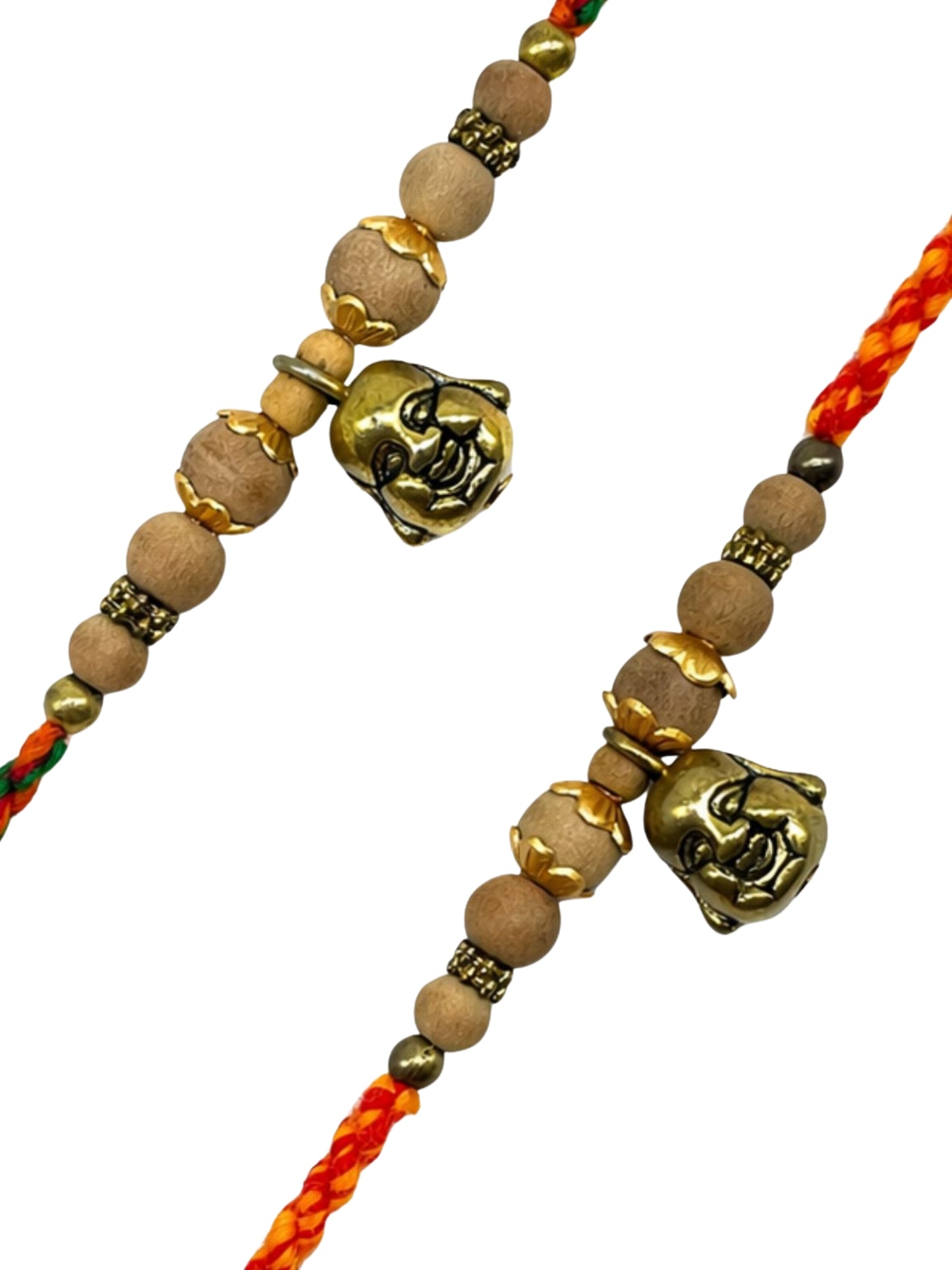 (Set of 2) Laughing Buddha Rakhi Bracelet For Bhai Bro