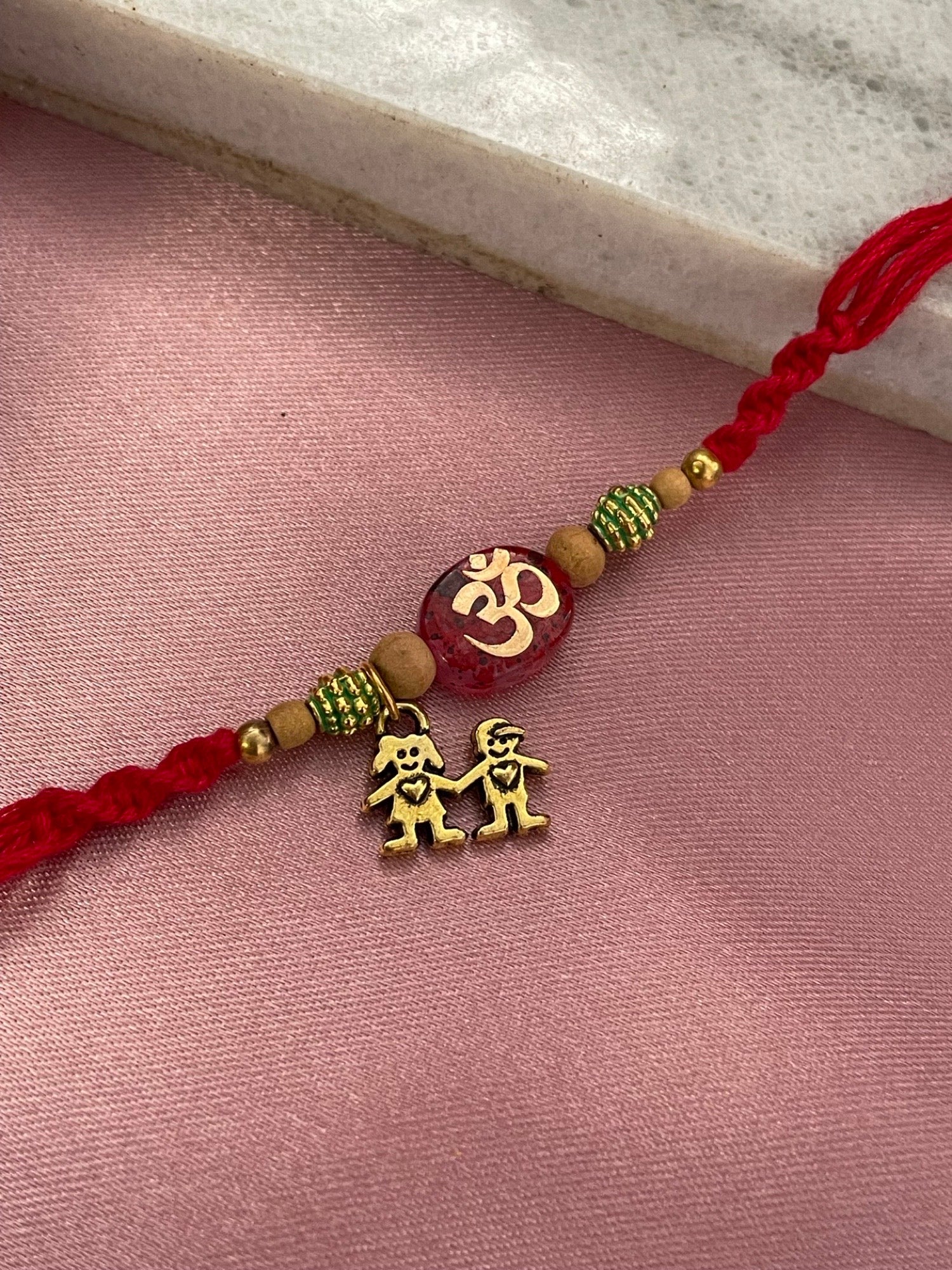 Stylish Stone work Bracelet Rakhi: Gift/Send Rakhi Gifts Online J11036274  |IGP.com
