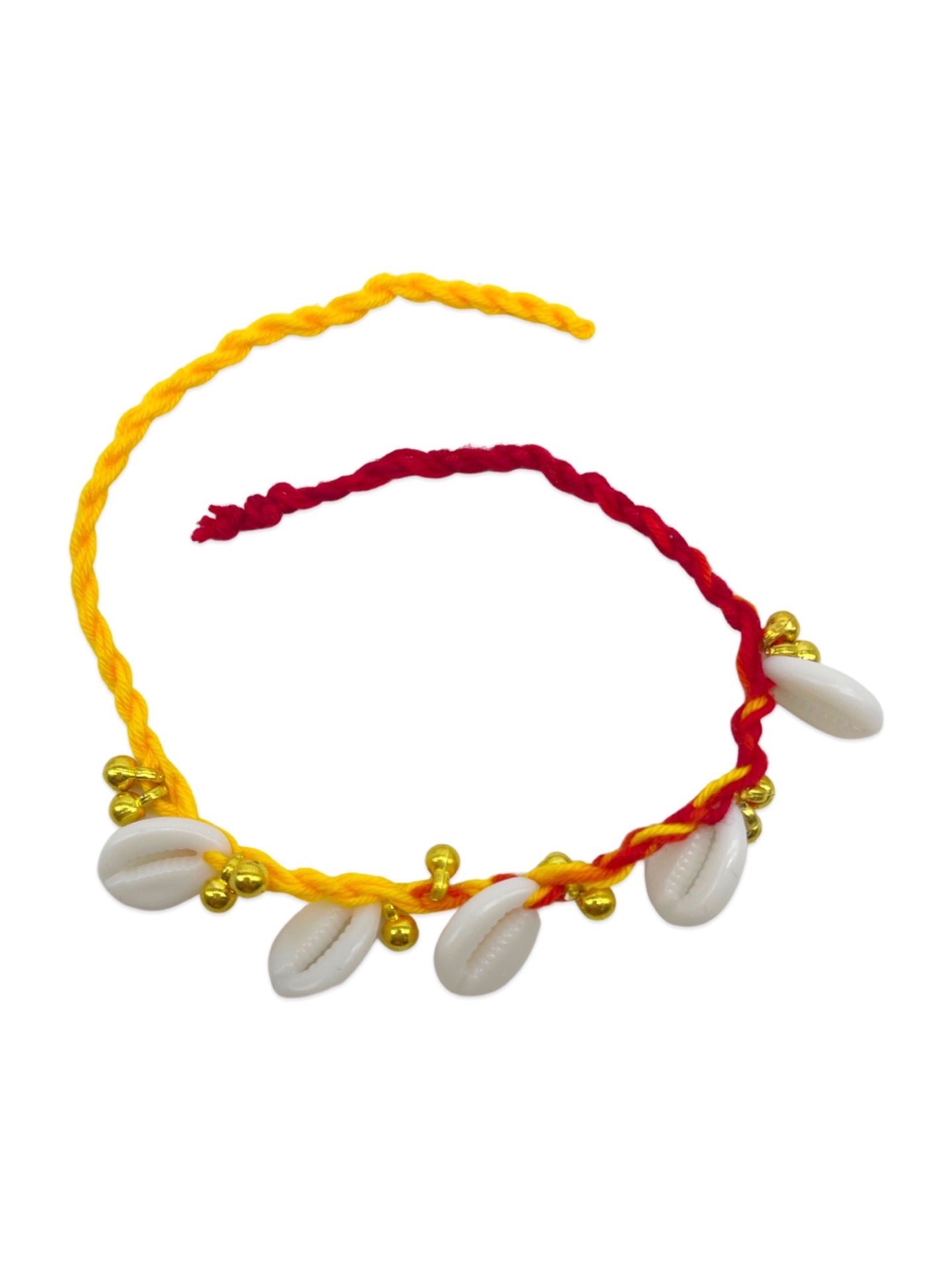 3 Inches Yellow Color Kaudi Shells Bangle/Ring Set Of 2 – Adikala - Craft  Store