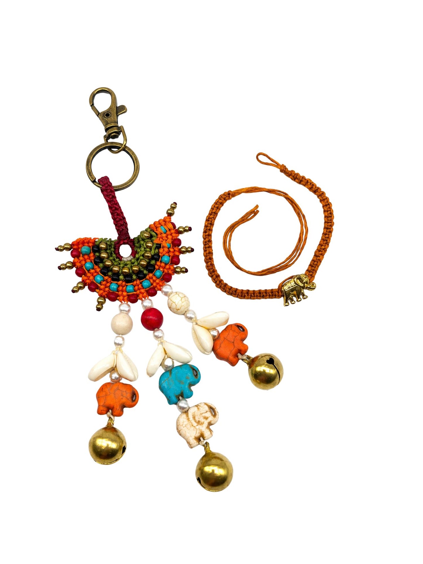 (Set of 2) Elephant Lumba Rakhi Bhaiya Bhabhi Gift