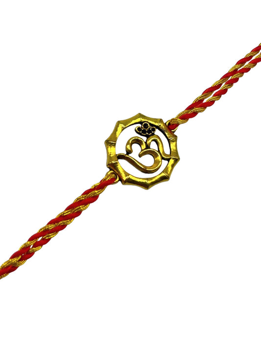 Round Om Rakhi Lumba