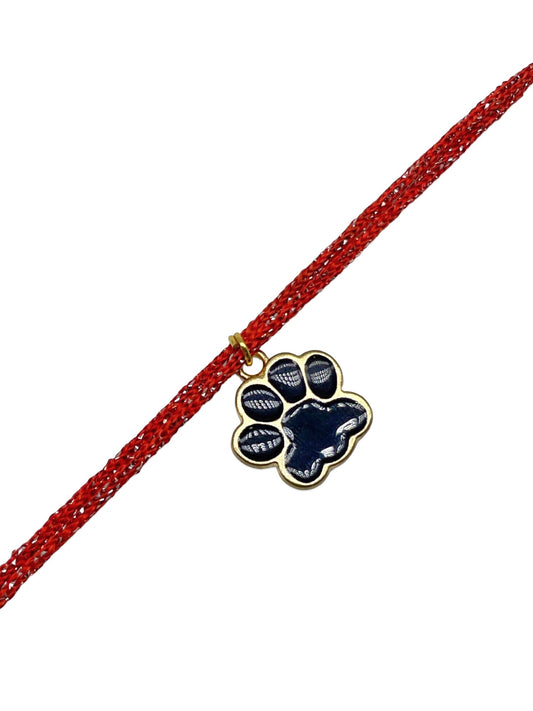 Black Animal Paw Charm Rakhi Lumba