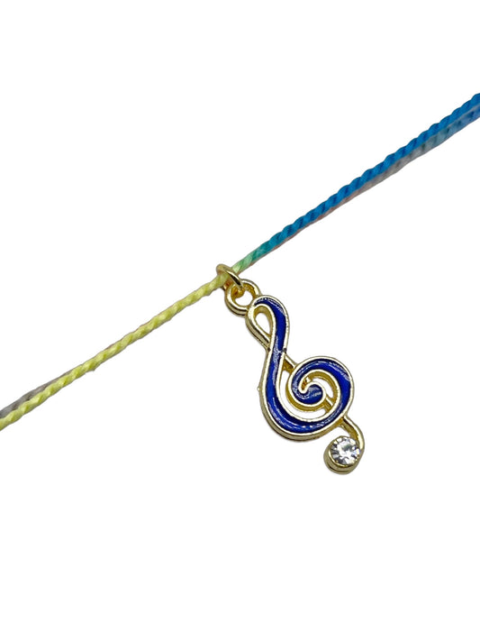 Blue Musical Note Rakhi Lumba