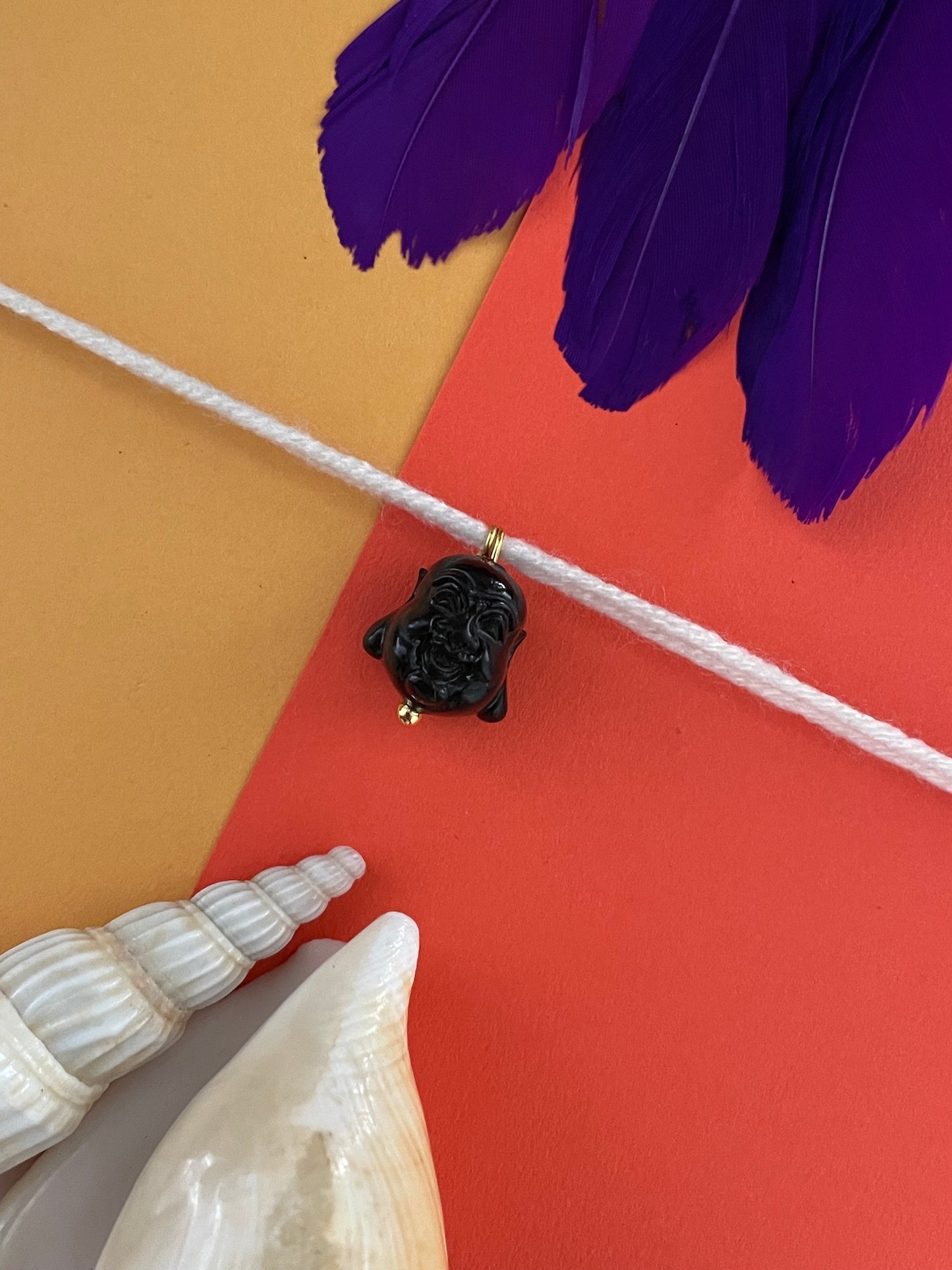 Laughing Buddha Charm Thread Rakhi