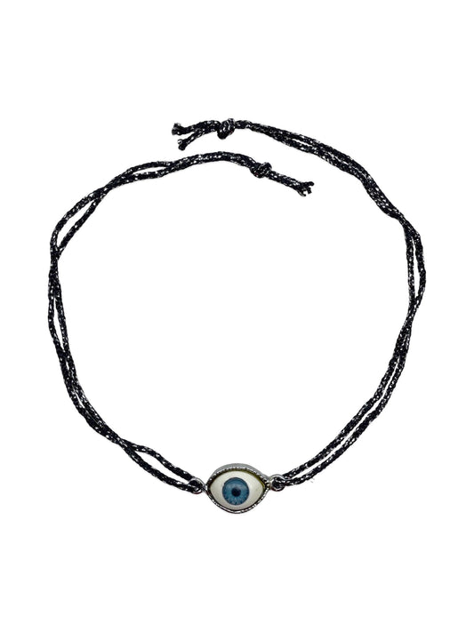 Oval Shape Evil Eye Charm Rakhi Lumba