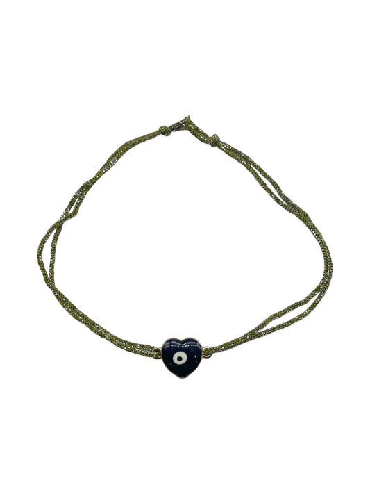 Heart Evil Eye Charm Rakhi Lumba