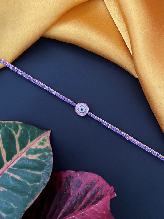 Pink Round Rakhi Lumba