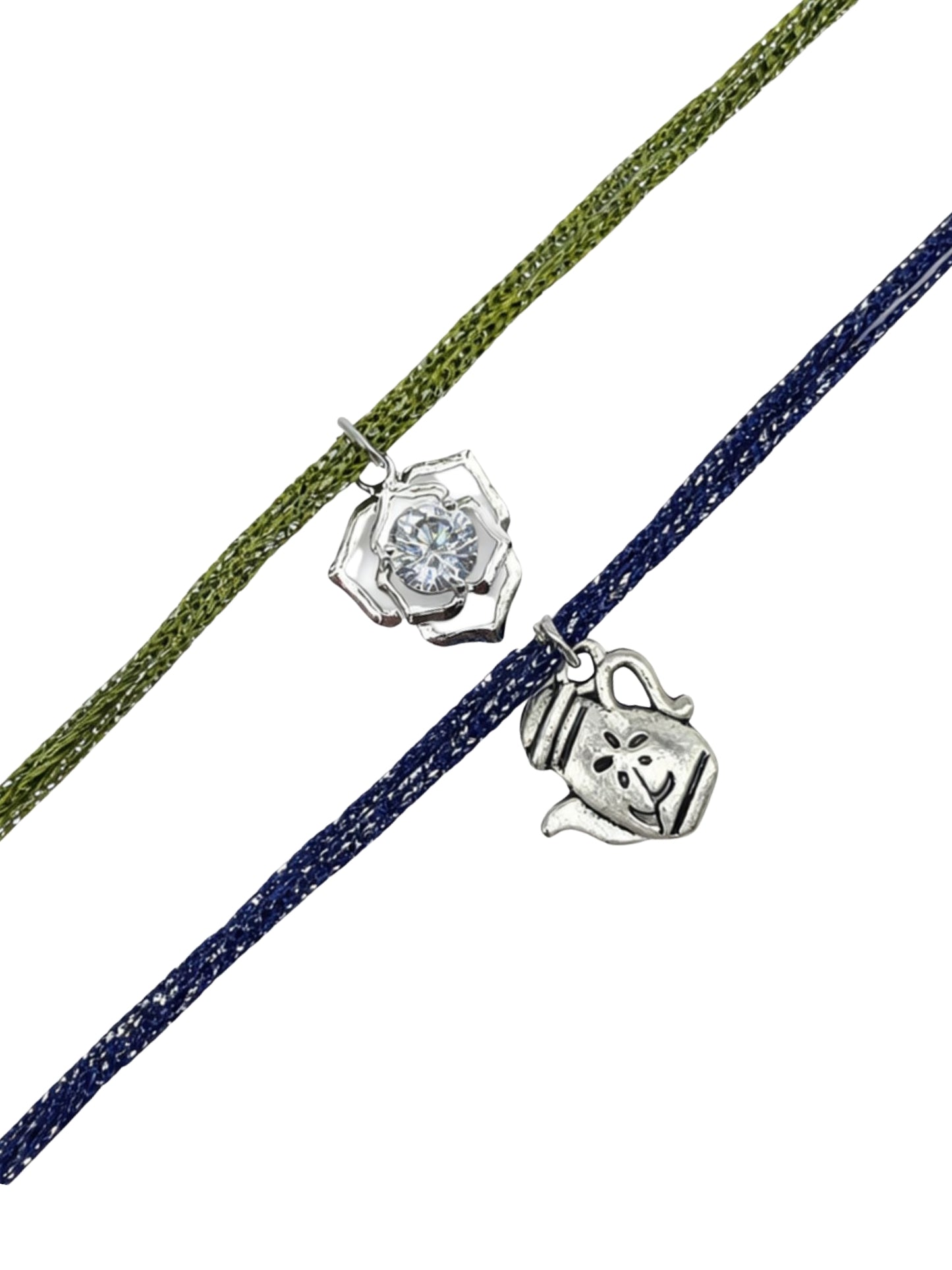 (Set of 2) Flower Kettle Lumba Rakhi Bhaiya Bhabhi