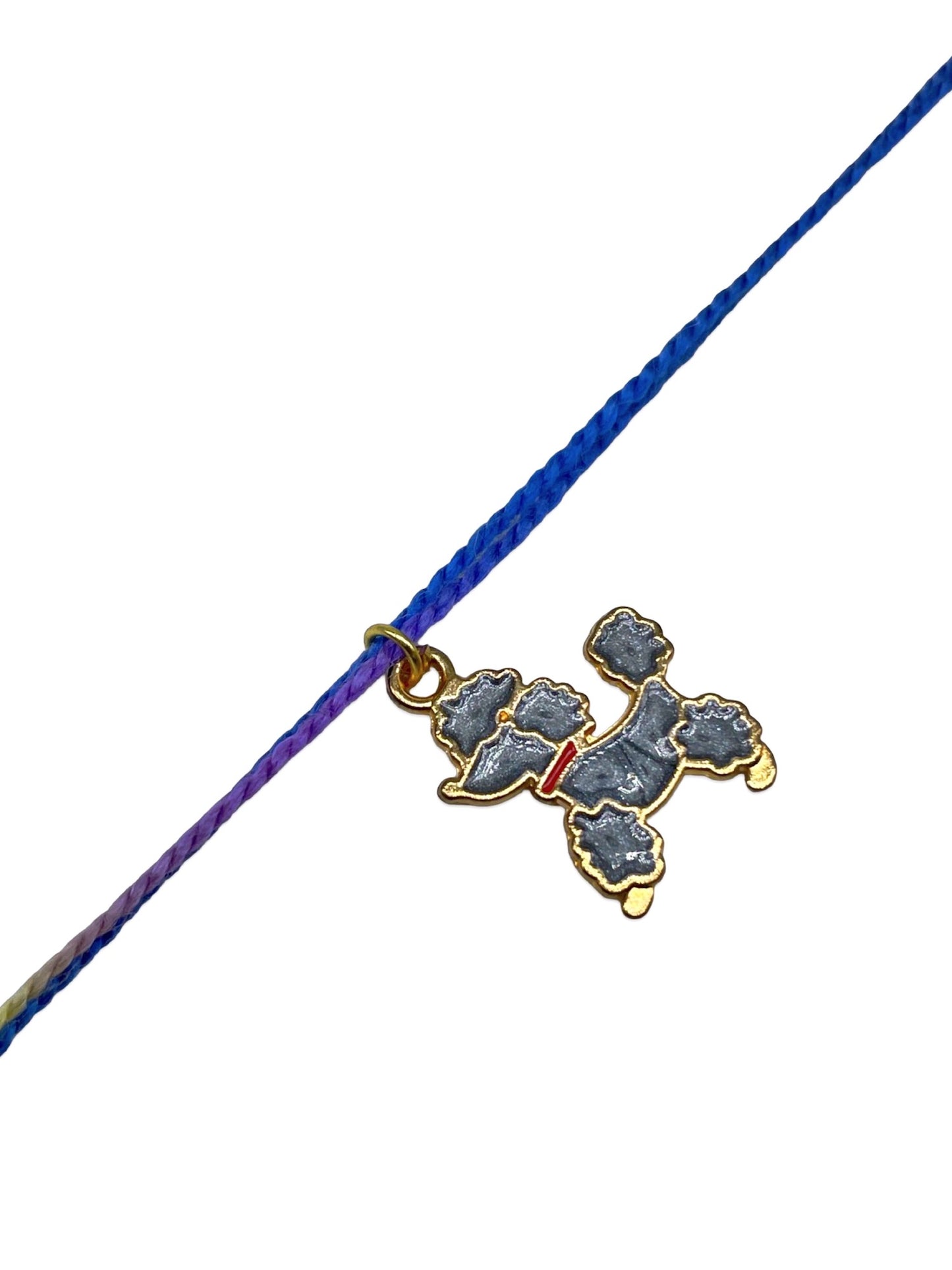 Grey Enamel Pet Dog Charm Rakhi Lumba