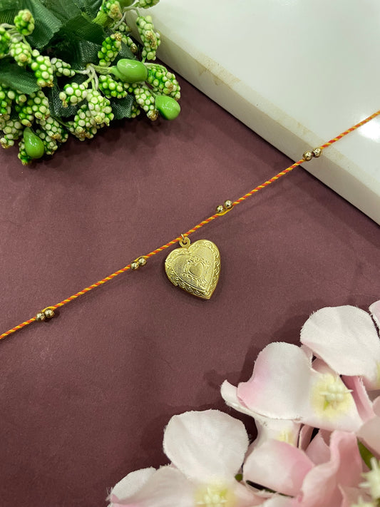 Heart Photo-Frame Rakhi Lumba