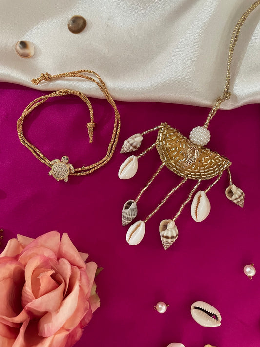 (Set of 2) Tortoise/Tassel Lumba Rakhi